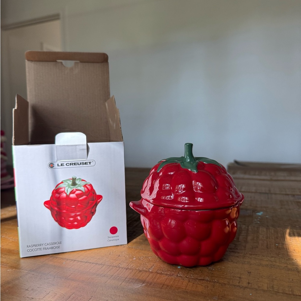 Le Creuset Red Raspberry-Shaped Cocotte